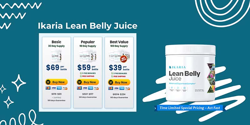 Price and Availability of Ikaria Lean Belly Juice